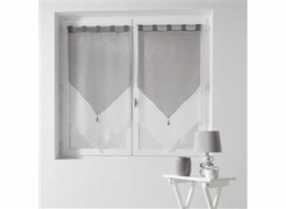 Douceur d`Interieur Douceur d`Interiér Krátké závěsy do obývacího pokoje DUO, se závěsy, voile, s třásněmi, 2 kusy