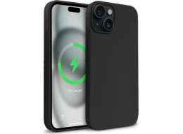 Crong Magnetický kryt Crong Color Cover - iPhone 15 Plus MagSafe (černý)