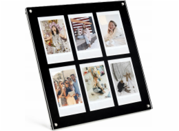 LoveInstant Stojan na 6 fotografií pro Fujifilm INSTAX Mini / Xiaomi / Polaroid / Canon / HP / Kodak - ZINK / černý
