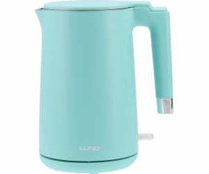Toya Elektrická konvice LUND 1,5 l tyrkysová Cool Touch