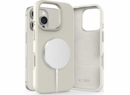 Tech-Protect Silikonový kryt TECH-PROTECT PURE MAGSAFE pro iPhone 16 Pro Max Cosmic Latte