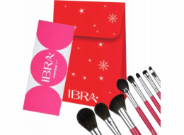 Makeup Revolution IBRA_SET štětců na make-up 8 ks. + oční stíny 5 ks.