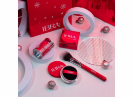 Ibra IBRA_SET sypký transparentní pudr 12g + houbička na make-up + štětec na pudr