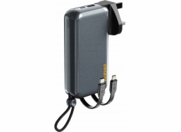 Dudao Powerbanka Dudao K25 2v1 10000mAh 3-zásuvková nabíječka s powerbankou - šedá