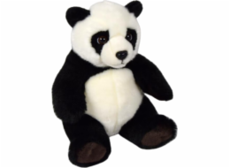 Dubi Plyšový maskot panda s motivem medvídka 28 cm, černobílý, měkký mazlíček