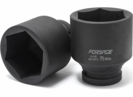 Forsage Hluboký rázový nástrčný klíč 75 mm 1 (6hranný)