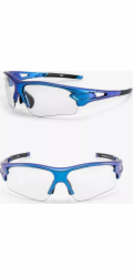 Fotochromatické cyklistické brýle Rockbros 10069 UV400 modré