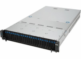 Platforma Asus Rack (2U) RS520A-E12-RS24U AMD Epyc 9004 (16x NVMe, 8x SATA/SAS, 2xM.2, 2xGPU, 2x10Gbe, IPMI, 1+1 1600W)