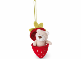 NICI  49433 maskot mravence Enzi / medvídek Bendix 13cm s jahodovou smyčkou ZELENÁ p12 mix cena za 1 ks