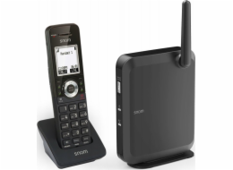 Snom Snom 110 SC DECT Bundle Pevná linka DECT systém Jméno a identifikace volajícího, černý