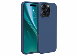 Silikonové TPU pouzdro Etteri pro iPhone 16 Pro tmavě modré