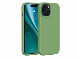 Silikonové TPU pouzdro Etteri pro iPhone 15 světle zelené