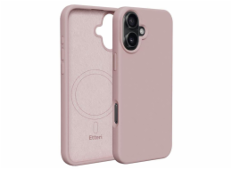 Silikonové TPU pouzdro Etteri Mag pro iPhone 16 světle růžové