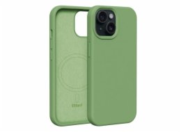 Silikonové TPU pouzdro Etteri Mag pro iPhone 15 světle zelené