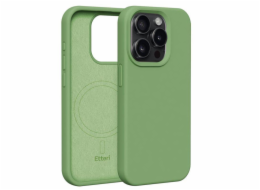 Silikonové TPU pouzdro Etteri Mag pro iPhone 15 Pro světle zelené