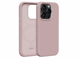Silikonové TPU pouzdro Etteri Mag pro iPhone 15 Pro světle růžové