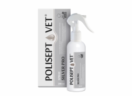 JM SANTE Polisept Vet Spray Silver Pro - roztok na rány pro psy a kočky – 200 ml