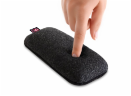 CONNECT IT FOR HEALTH ErgoBeads Zápěstní opěrka před myš plněná kuličkami ŠEDO-ČERNÁ