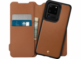 Spigen Peněženka Ciel Sam G988 S20 Ultra hnědá/hnědá ACS00733