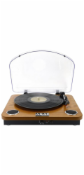 Gramofon AKAI, ATT-11BT, bluetooth, rychlost vinylů 33/45/78, dřevěné provedení