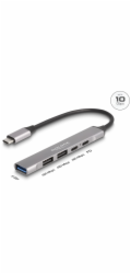 Delock - Rozbocovac - 1 x USB-C (Power Delivery) + 1 x USB-C + 1 x SuperSpeed USB + 2 x USB-A 2.0 - desktop