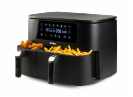 Dvojitá horkovzdušná fritéza 3+6 l - digitální - DOMO DO546FR