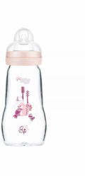MAM Skleněná lahev 260ml pro dívku