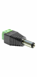 Delock Adapter DC 2.1 x 5.5 mm male > Terminal Block - Adaptér napájení - svorkovnice se 2 piny (M) do DC jack 2.1 mm (M)