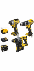POWER TOOL COMBO KIT DEWALT DCK368P3T-QW (DCH273+DCD796+DCF887)