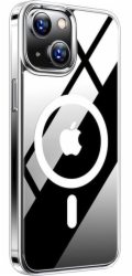 Pouzdro na telefon Torras Diamond Clear-Mag pro iPhone 15 (průhledné)