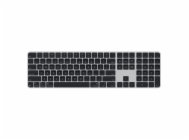 Apple Magic Keyboard s Touch ID a Numerickou klávesnicou - US English - čierne klávesy (USB-C)