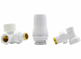 Schlosser TERMOSTATICKÝ SET STANDARD 1/2GZ x 1/2GW AXIAL LEVÝ - BÍLÝ