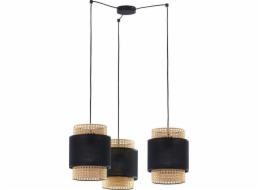 NoName Tk Lighting Boho 6549 závěsná lampa 3x15W E27 černá / béžová