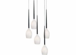 Azzardo Závěsná lampa IZZA 5 bílá závěsná lampa (MD1288A-5WSHINYWHITE) - Azzardo - lustr