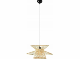 Markslojd Duplici 108785 závěsná lampa 1x40W E27 černá/přírodní