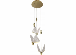Light Prestige Light Prestige Mariposa LP-1715/3P závěsná lampa elegantní designové motýli 3x24W LED CCT 3000-4000-6000K zlatá