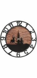 Boltze Nástěnné hodiny se zimním motivem, LUDWIG, O 45 cm