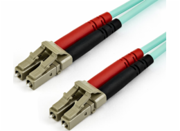 StarTech.com 10 m OM4 LC to LC Multimode Duplex Fiber Optic Patch Cable- Aqua - 50/125 - Fiber Optic Cable - 40/100Gb - LSZH (450FBLCLC10) - Patch kabel - multirežim LC (M) do multirežim LC (M) - 10 m