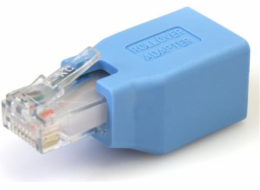 StarTech.com Cisco Console Rollover Adapter for RJ45 Ethernet Cable - Network adapter cable - RJ-45 (M) to RJ-45 (F) - blue - ROLLOVER - Sítový kabel adaptér - RJ-45 (M) do RJ-45 (F) - modrá