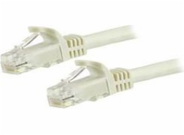 StarTech.com 50cm CAT6 Ethernet Cable, 10 Gigabit Snagless RJ45 650MHz 100W PoE Patch Cord, CAT 6 10GbE UTP Network Cable w/Strain Relief, White, Fluke Tested/Wiring is UL Certified/TIA - Category 6 -