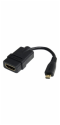 Startech 5in High Speed HDMI Adapter Cable - HDMI to HDMI Micro - F/M - 5 inch Micro HDMI Adapter - HDMI Female to Micro HDMI Male (HDADFM5IN) - HDMI adaptér - HDMI se zdířkami (female) do 19 pin micr
