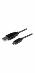 StarTech USB-A - microUSB USB kabel 3 m černý (USBAUB3MBK)