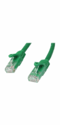 Startech 2m CAT6 Ethernet Cable, 10 Gigabit Snagless RJ45 650MHz 100W PoE Patch Cord, CAT 6 10GbE UTP Network Cable w/Strain Relief, Green, Wiring is UL Certified/TIA - Category 6 - 24AWG (N6PATC2MGN)