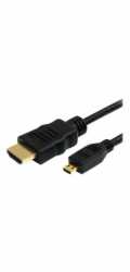 StarTech HDMI Micro - HDMI kabel 1m černý (HDADMM1M)