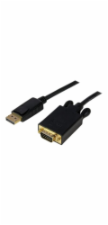 StarTech DisplayPort – kabel D-Sub (VGA) 1,8 m černý (DP2VGAMM6B)