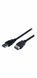 StarTech USB-A - USB-A kabel USB 2 m černý (USB3SEXT2MBK)