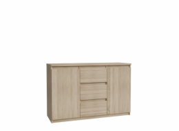 Komoda Domoletti CHLK231-D30F, hnědá, 42,2x121,2x79,9 cm