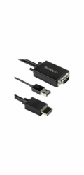 StarTech HDMI - D-Sub (VGA) + USB-A kabel 2m černý (VGA2HDMM2M)