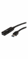 StarTech 16.4ft Active USB 3.0 Extension Cable with AC Power Adapter - Shielded - Male to Female USB USB 3.1 Gen 1 Type A (5Gbps) Extender (USB3AAEXT5M) - Prodlužovací šňůra USB - USB typ A (M) do USB