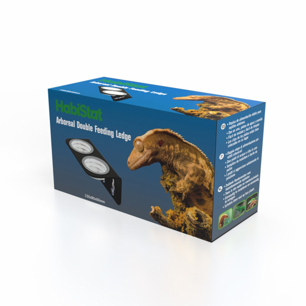 HabiStat Arboreal Feeding Ledge double 16x6x8cm